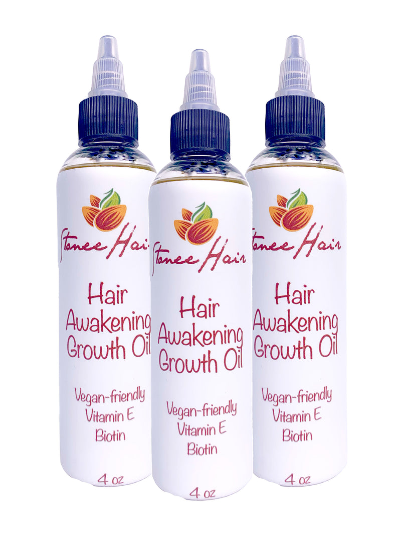 triple awakening hair growth bundle